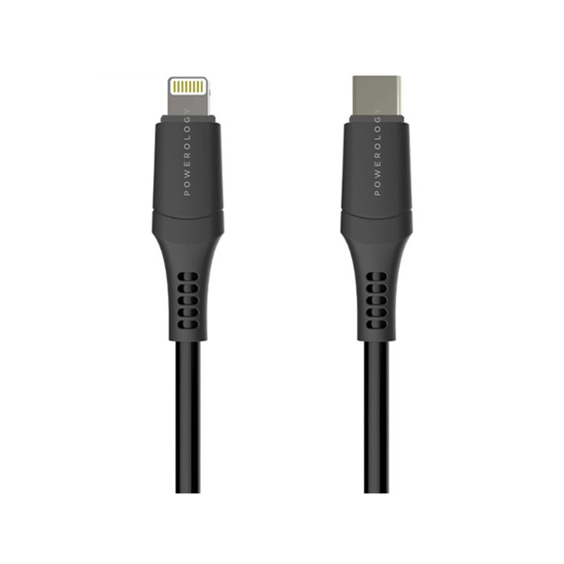 کابل شارژ  USB-C به لایتنینگ پاورولوجی مدل P12CLV2BK