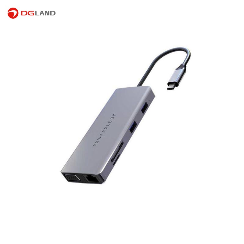 هاب 9 پورت USB-C جی سی پال سری Linx مدل JCP6179