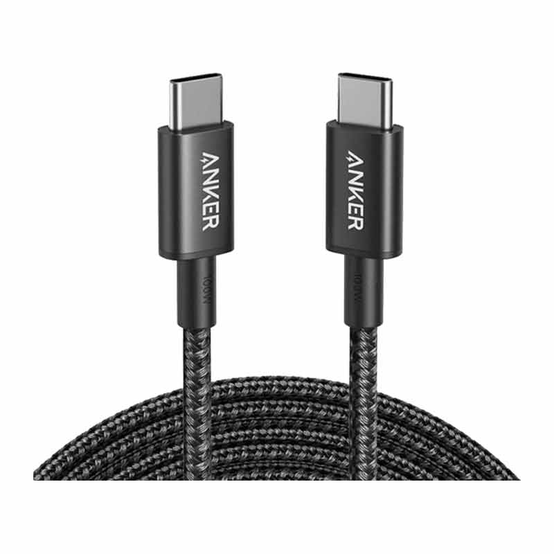 کابل تبدیل USB-C به USB-C انکر مدل A8756 طول 1 متر کابل تبدیل USB-C به USB-C انکر مدل A8756 طول 1 متر