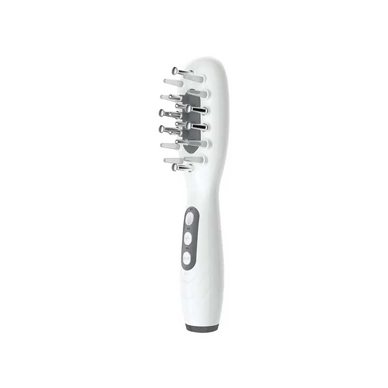 شانه ماساژ پوست سر پرودو مدل Light TherapyPDFLSTF1 با بطری روغن 8 میلی لیتری شانه ماساژ پوست سر پرودو مدل Light TherapyPDFLSTF1 با بطری روغن 8 میلی لیتری