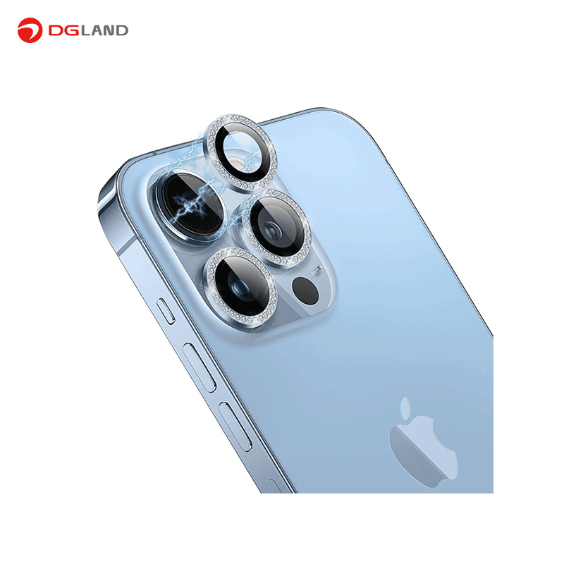 محافظ لنز دوربین گرین مدل Diamond Camera Lens مناسب برای گوشی موبایل iphone 13 Pro-13 Pro Max