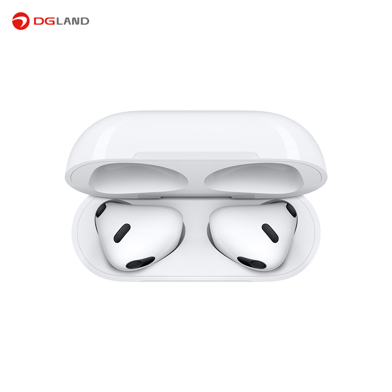 هدفون بلوتوثی اپل مدل AirPods 3 همراه با محفظه شارژ 