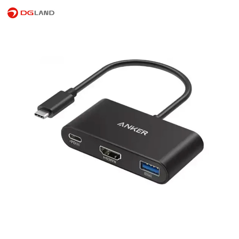 هاب 3 پورت انکر مدل PowerExpand 3-in-1 USB-C Hub A8339 هاب 3 پورت انکر مدل PowerExpand 3-in-1 USB-C Hub A8339