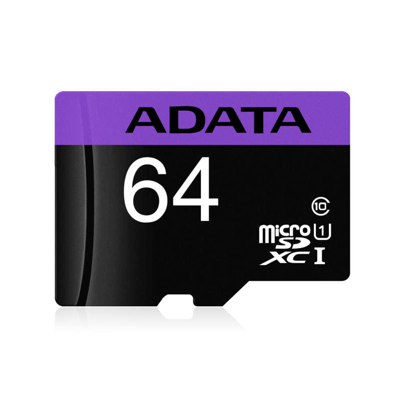 کارت حافظه microSDHC ای دیتا مدل Premier کلاس 10 استاندارد UHS-I سرعت 80MBps ظرفیت 64 گیگابایت همراه با آداپتور کارت حافظه microSDHC ای دیتا مدل Premier کلاس 10 استاندارد UHS-I سرعت 80MBps ظرفیت 64 گیگابایت همراه با آداپتور