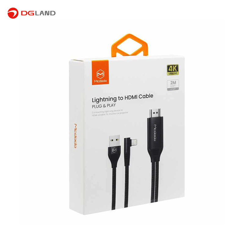 کابل تبدیل لایتنینگ به HDMI مک دودو مدل CA-6400 طول 2 متر 