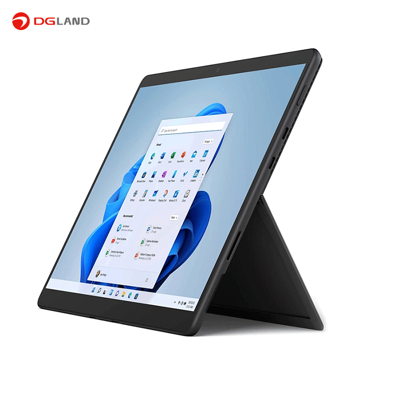 لپ تاپ مایکروسافت مدل Surface Pro 8-BA i5 1135G7 ظرفیت 256 گیگابایت رم 8 گیگابایت 13 اینچ همراه با کیبورد و قلم