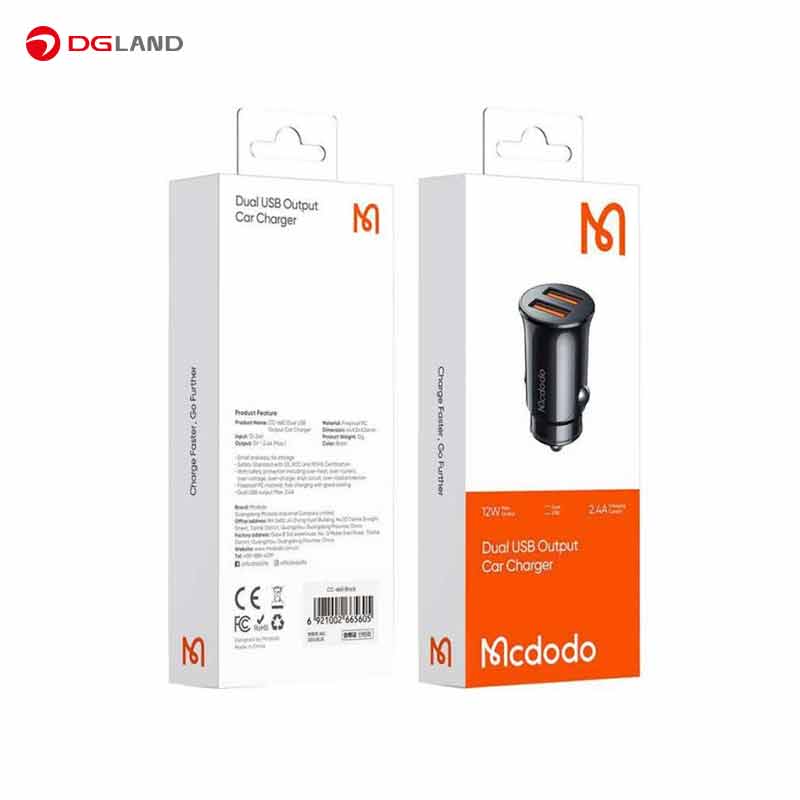 شارژر فندکی 12 وات مک دودو  مدل CC-6602