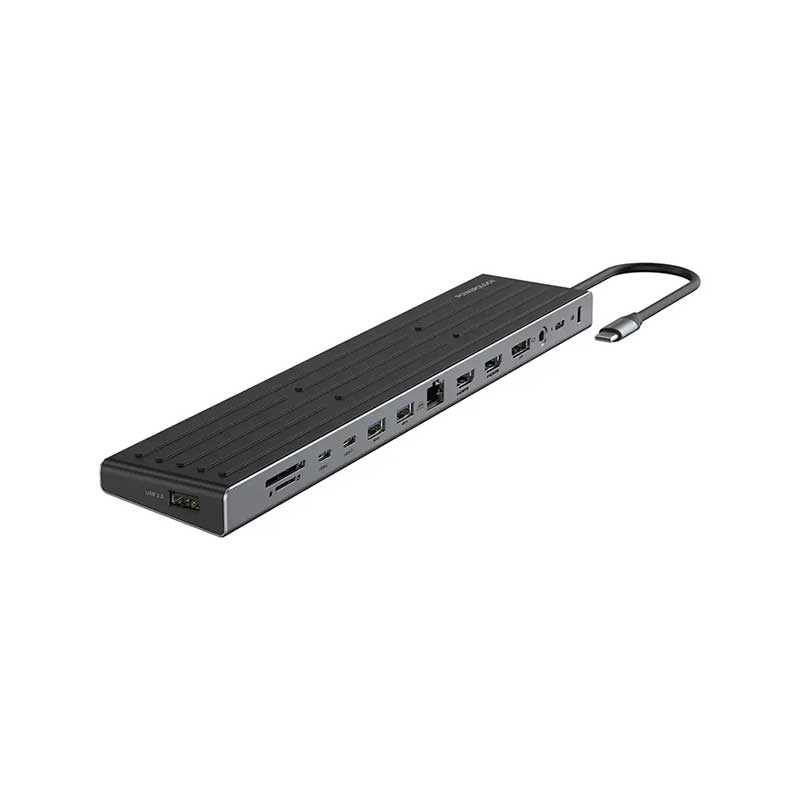 هاب و استند لپتاپ پاورولوژی مدل PWDC4DB13 IN 1 هاب و استند لپتاپ پاورولوژی مدل PWDC4DB13 IN 1