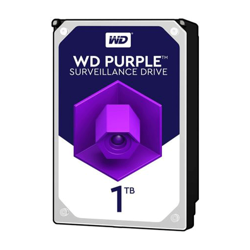 هارددیسک اینترنال وسترن دیجیتال مدل Purple WD10PURZ ظرفیت 1 ترابایت