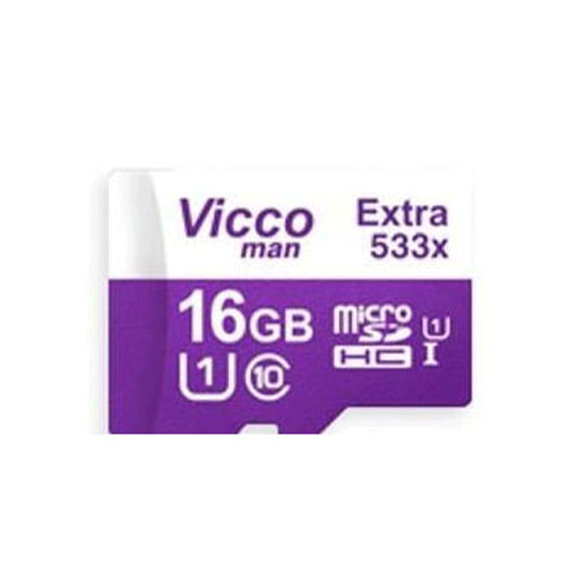 کارت حافظه microSDHC ویکو من مدل Extre 533X کلاس 10 استاندارد UHS-I U1 سرعت 80MBps ظرفیت 16 گیگابایت کارت حافظه microSDHC ویکو من مدل Extre 533X کلاس 10 استاندارد UHS-I U1 سرعت 80MBps ظرفیت 16 گیگابایت