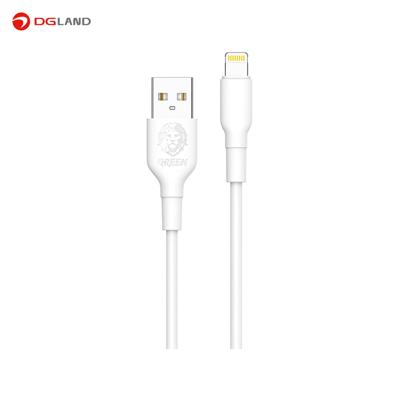 کابل لایتنینگ به یو اس بی گرین مدل Braided Lightning Cable طول 1.2 متر