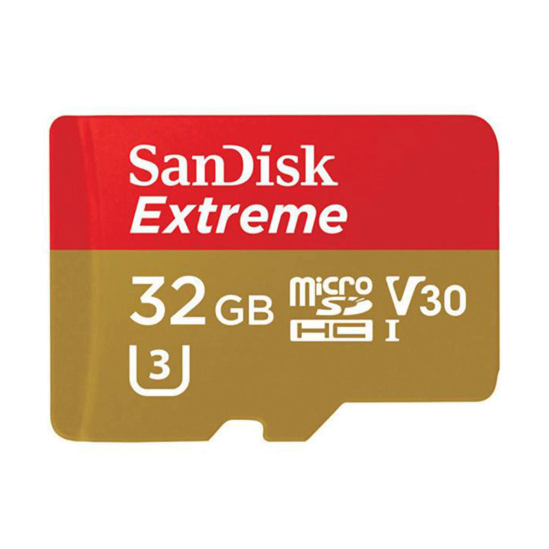 کارت حافظه microSDHC سن دیسک مدل Extreme V30 کلاس 10 استاندارد UHS-I U3 سرعت 90MBps ظرفیت 32 گیگابایت کارت حافظه microSDHC سن دیسک مدل Extreme V30 کلاس 10 استاندارد UHS-I U3 سرعت 90MBps ظرفیت 32 گیگابایت
