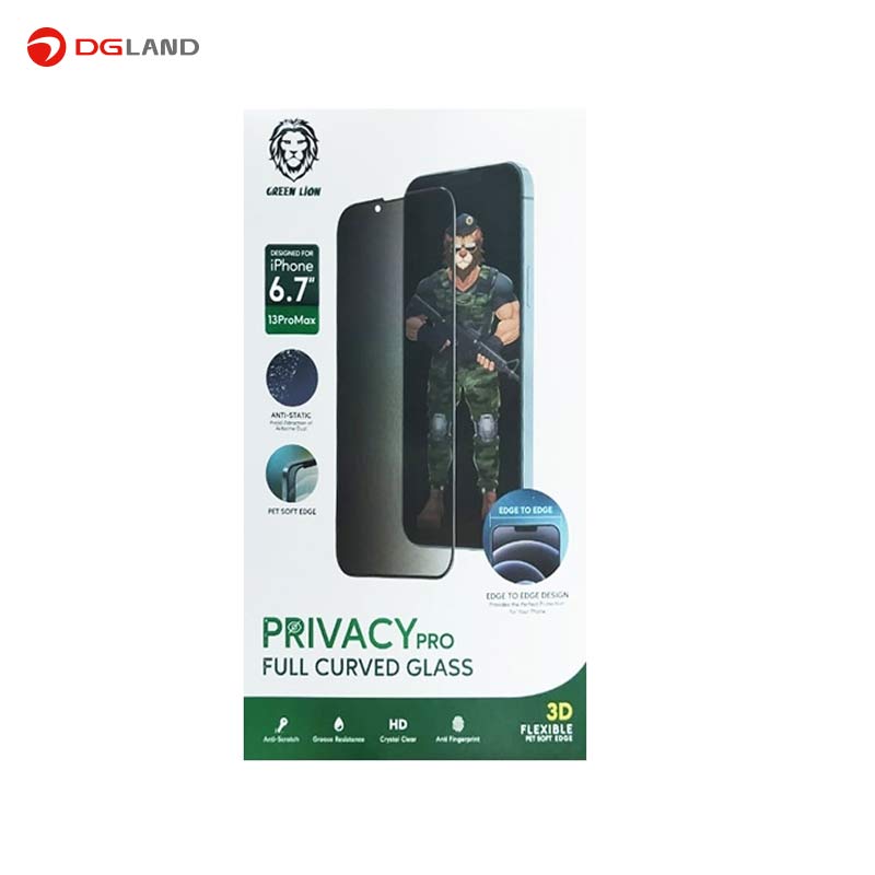 محافظ صفحه نمایش گرین مناسب برای گوشی اپل 13ProMax مدل Privacy Pro