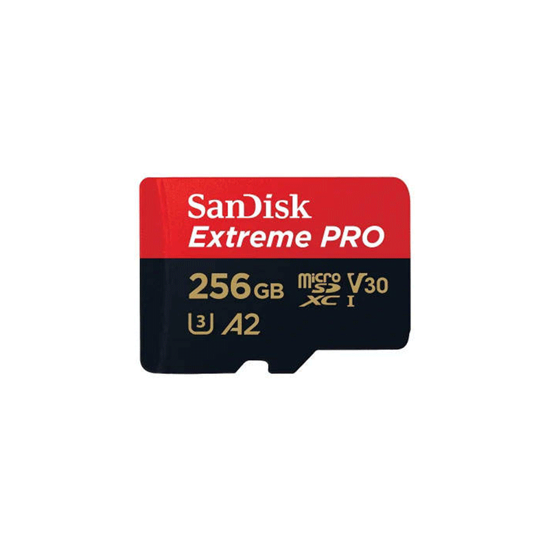 کارت حافظه microSDXC سن دیسک مدل Extreme PRO کلاس A2 استاندارد UHS-I U3 سرعت 170MBs ظرفیت 256 گیگابایت