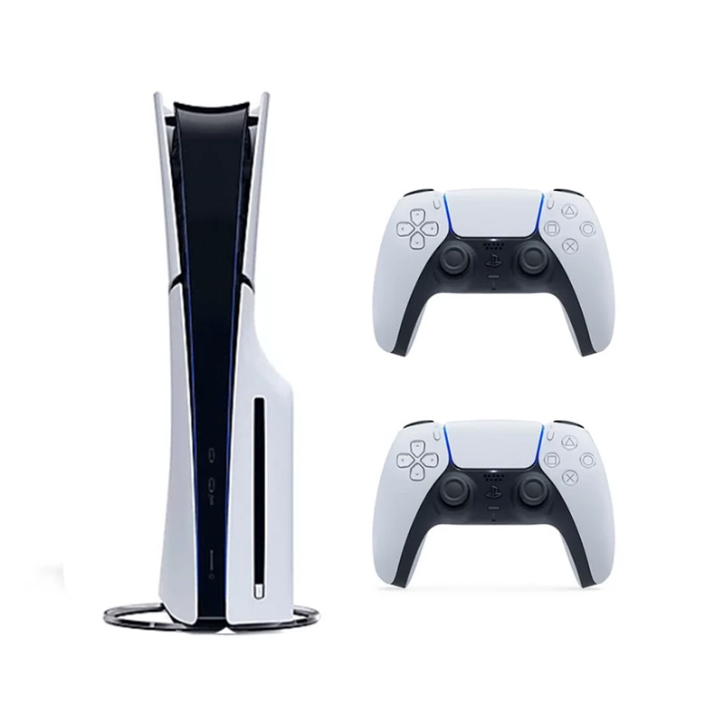کنسول بازی سونی مدل PlayStation 5 Slim ظرفیت 1 ترابایت ریجن CFI-2116 اروپا + دسته اضافه سفید کد (VAL134)