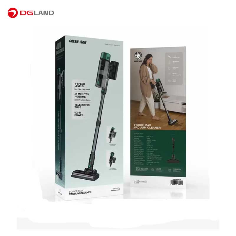 جارو شارژی گرین لاین مدل Force Max GNFORMXVAC جارو شارژی گرین لاین مدل Force Max GNFORMXVAC