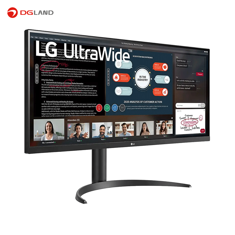 مانیتور ال جی مدل UltraWide 34WP550 سایز 34 اینچ مانیتور ال جی مدل UltraWide 34WP550 سایز 34 اینچ