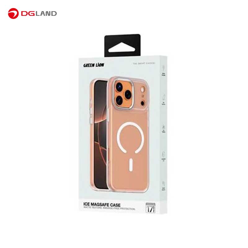 کاور گرین لاین مدل Ice MagSafe GNMTMG17 مناسب برای گوشی موبایل اپل iPhone 17 Pro Max کاور گرین لاین مدل Ice MagSafe GNMTMG17 مناسب برای گوشی موبایل اپل iPhone 17 Pro Max