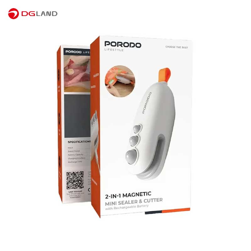 دستگاه وکیوم پرودو مدل Porodo 2 in 1 Magnetic Sealer PDWS105 دستگاه وکیوم پرودو مدل Porodo 2 in 1 Magnetic Sealer PDWS105