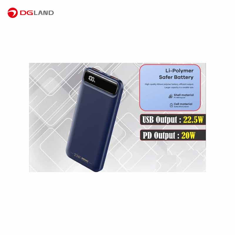 پاوربانک ریمکس مدل RPP-520 ظرفیت 10000 میلی آمپر ساعت پاوربانک ریمکس مدل RPP-520 ظرفیت 10000 میلی آمپر ساعت