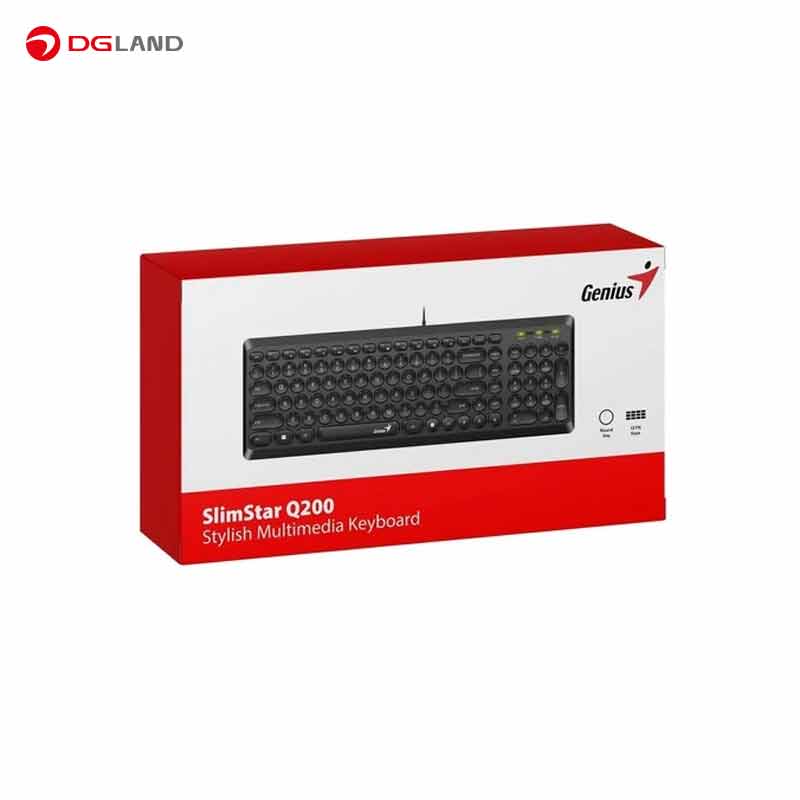 کیبورد جنیوس مدل SLIM STAR Q200 کیبورد جنیوس مدل SLIM STAR Q200