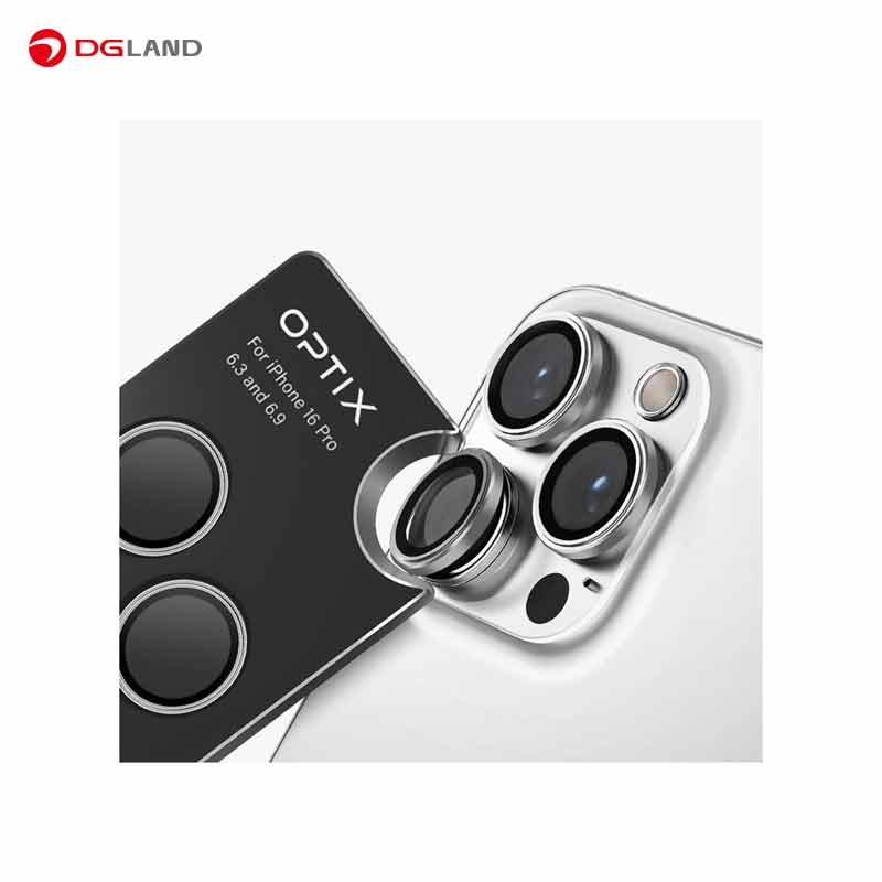 محافظ لنز یونیک مدل Optix AluGuard مناسب برای iPhone 16 Pro/Pro Max محافظ لنز یونیک مدل Optix AluGuard مناسب برای iPhone 16 Pro/Pro Max