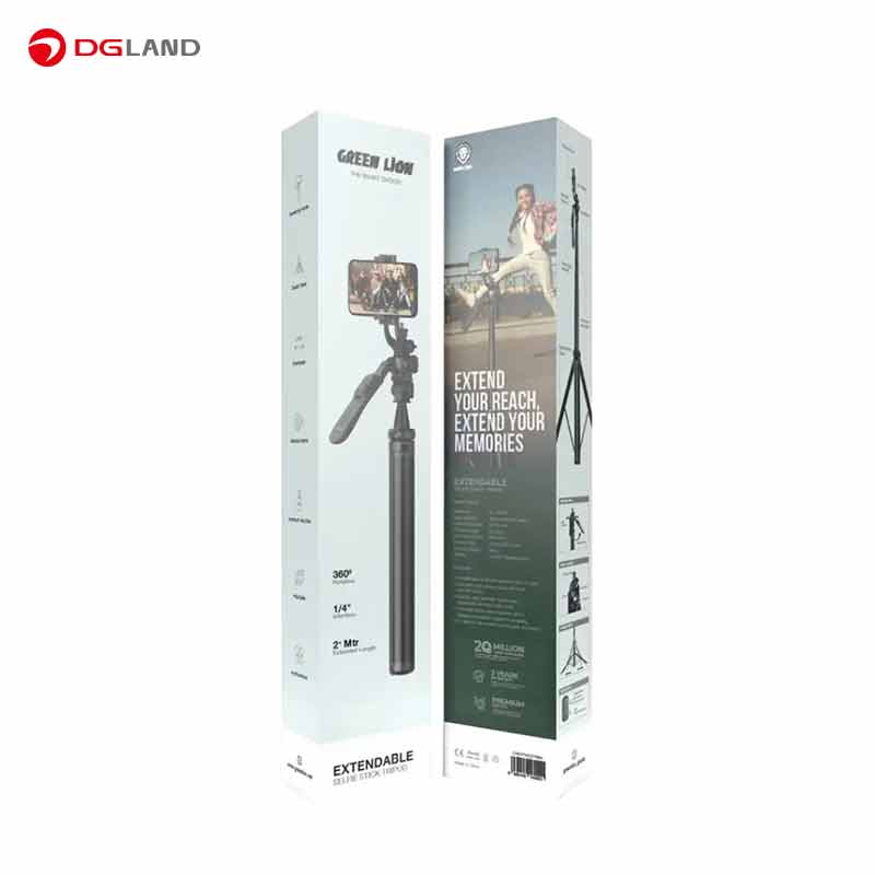 پایه نگهدانده موبایل و دوربین گرین لاین مدل Extendable Selfie Stick Tripod GL-SSK03 پایه نگهدانده موبایل و دوربین گرین لاین مدل Extendable Selfie Stick Tripod GL-SSK03