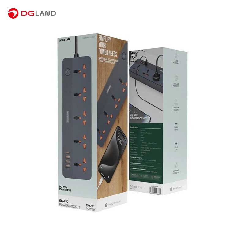 چندراهی برق گرین لاین مدلGNGS250PS 2500W چندراهی برق گرین لاین مدلGNGS250PS 2500W