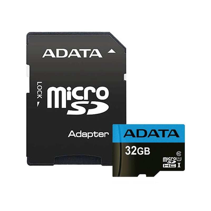 کارت حافظه microSDXC ای دیتا مدل premier کلاس 10 استاندارد UHS-I U1 سرعت 100MBps ظرفیت 32 گیگابایت به همراه آداپتور SD