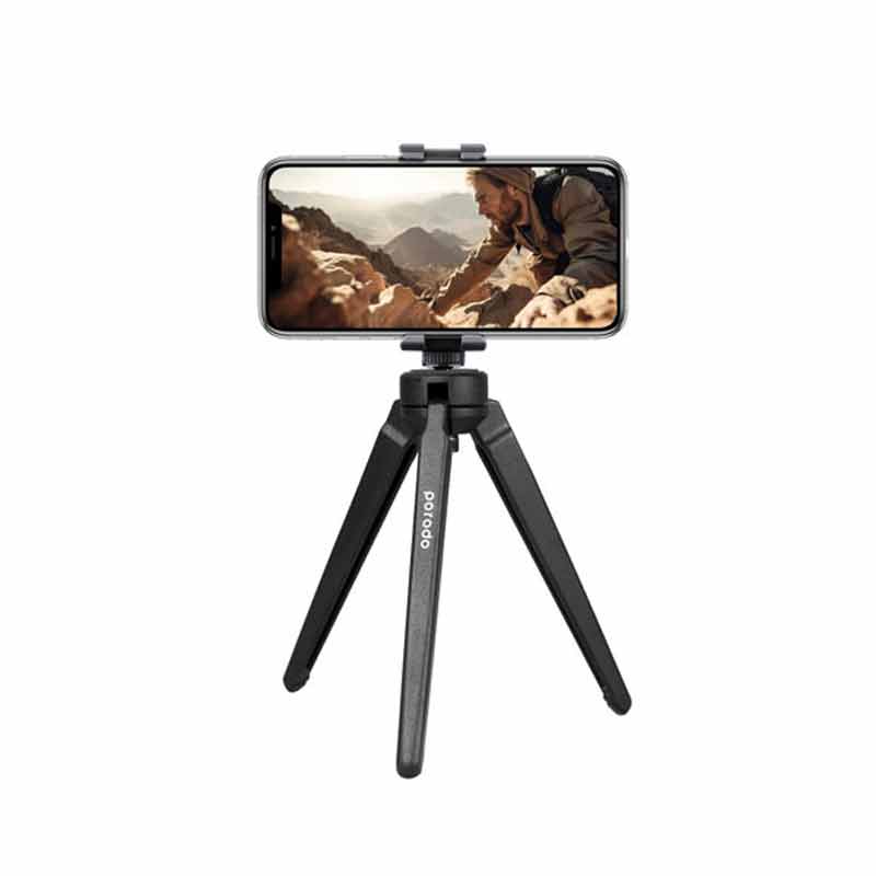 پایه نگهدارنده موبایل و دوربین پرودو مدل Professional Mini Tripod PD-TRPT پایه نگهدارنده موبایل و دوربین پرودو مدل Professional Mini Tripod PD-TRPT