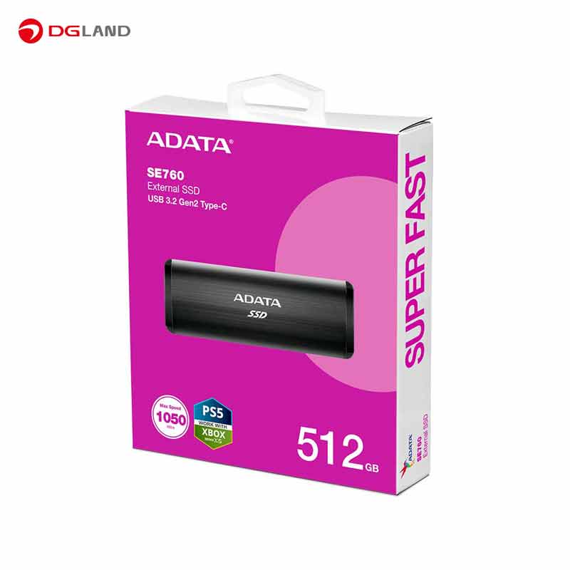 اس اس دی اکسترنال ای دیتا مدل SE760 ظرفیت 512 گیگابایت اس اس دی اکسترنال ای دیتا مدل SE760 ظرفیت 512 گیگابایت