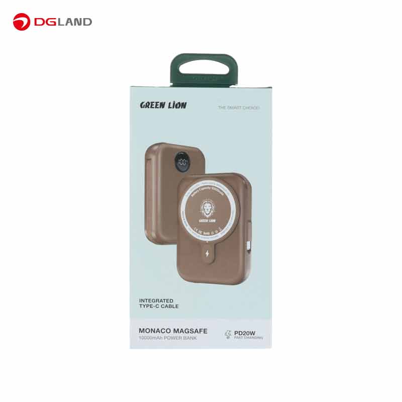 پاور بانک 20W گرین لاین مدل GNMPB10KTCCGD ظرفیت 10000 میلی آمپر ساعت پاور بانک 20W گرین لاین مدل GNMPB10KTCCGD ظرفیت 10000 میلی آمپر ساعت