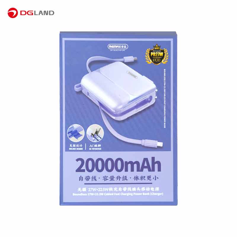 شارژر همراه ریمکس مدل RPP-553 ظرفیت 20000 میلی آمپر ساعت شارژر همراه ریمکس مدل RPP-553 ظرفیت 20000 میلی آمپر ساعت