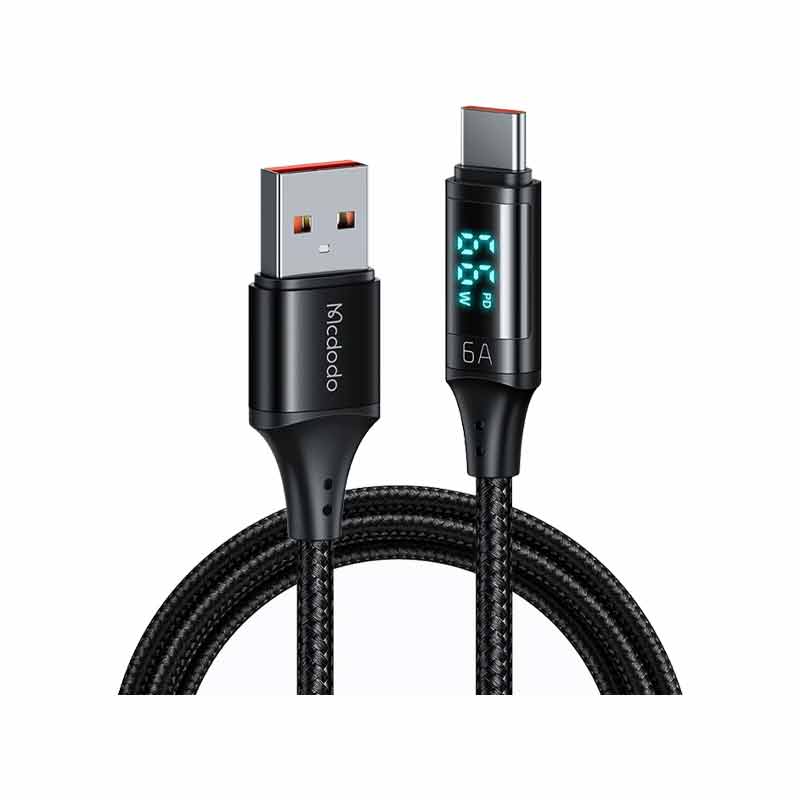 کابل شارژ USB به USB-C مک دودو مدل CA-108 طول 1.2 متر کابل شارژ USB به USB-C مک دودو مدل CA-108 طول 1.2 متر