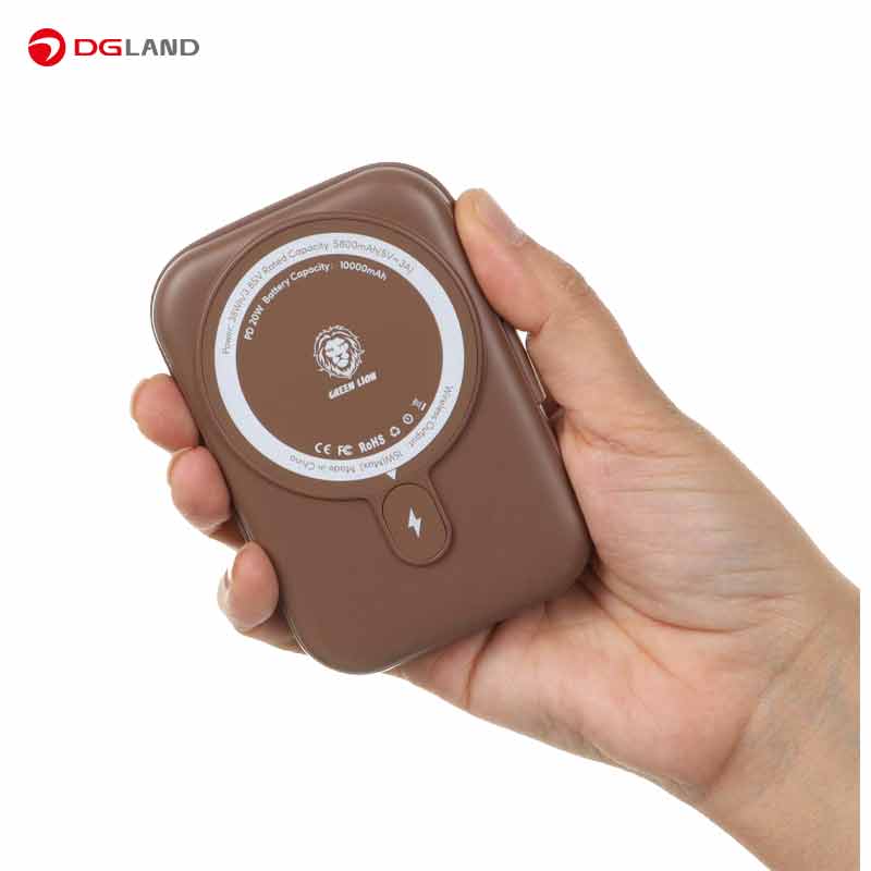 پاور بانک 20W گرین لاین مدل GNMPB10KTCCGD ظرفیت 10000 میلی آمپر ساعت پاور بانک 20W گرین لاین مدل GNMPB10KTCCGD ظرفیت 10000 میلی آمپر ساعت