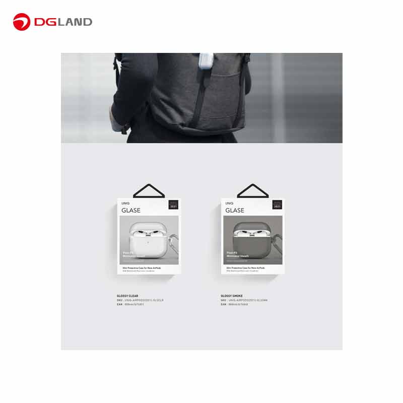 کاور یونیک مدل Glase Airpods 2021 مناسب برای Airpods 3 کاور یونیک مدل Glase Airpods 2021 مناسب برای Airpods 3