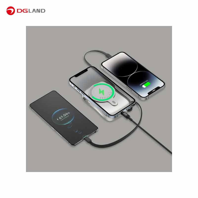 پاوربانک 30W گرین لاین مدل MagPulse ظرفیت 10000 میلی آمپر ساعت پاوربانک 30W گرین لاین مدل MagPulse ظرفیت 10000 میلی آمپر ساعت